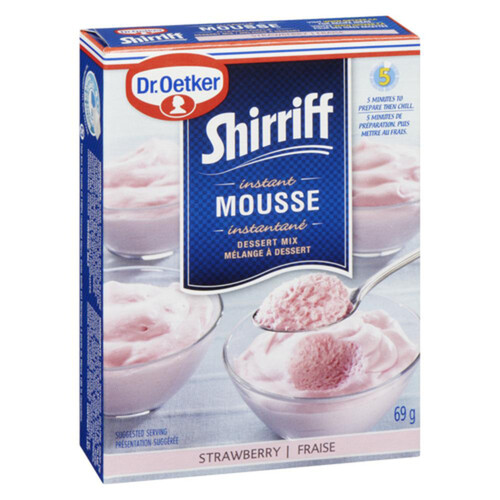 Dr. Oetker Shirriff Instant Dessert Mix Mousse Strawberry 69 g