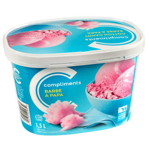 Compliments Ice Cream Cotton Candy 1.5 L