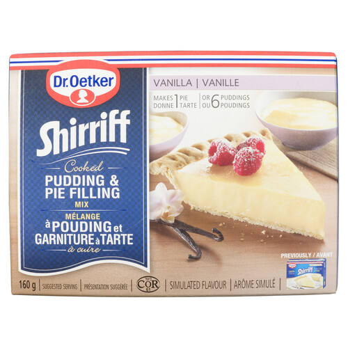 Dr. Oetker Shirriff Pudding & Pie Filling Mix Vanilla 160 g
