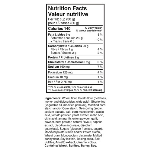 Christie Baked Crispers Ketchup Flavour 145 g