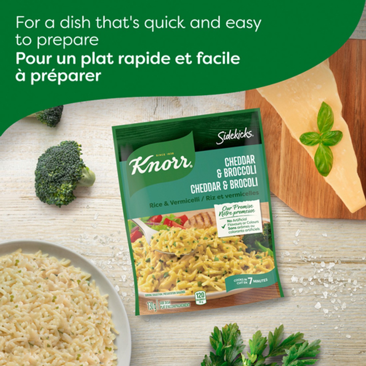 Sidekicks Rice Knorr Sidekicks Rice Side Dish Cheddar & Broccoli For A Quick Rice Dish ...