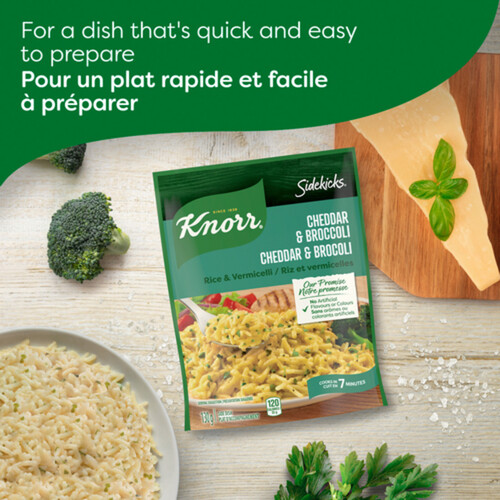 Knorr Sidekicks Rice Side Dish Cheddar & Broccoli For A Quick Rice Dish 130 g