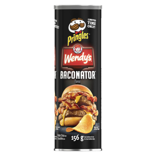 Pringles Potato Chips Wendy's Baconator 156 g