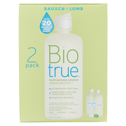 Bausch + Lomb Biotrue Multi Purpose Solution + Case 600 ml