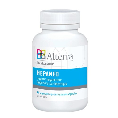 Alterra Herbasante Hepamed Supplement Vegetable Capsules 90 Count