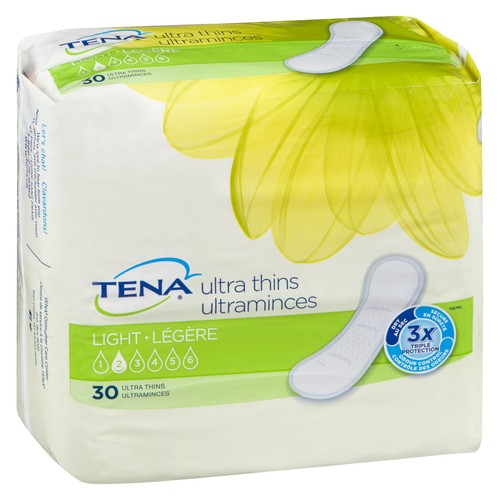Tena Ultra Thins Pads Light 30 Count