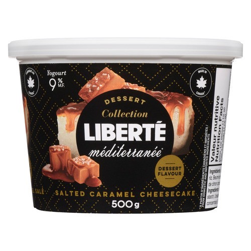 Liberté Méditerranée Yogourt Salted Caramel Cheesecake 500 g
