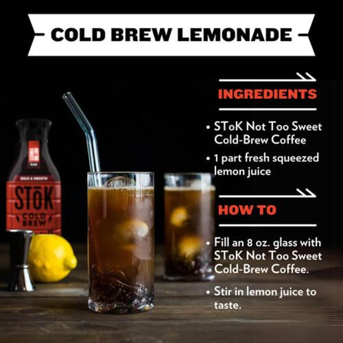 Stok Cold Brew Coffee Black Lightly Sweetened 1.42 L