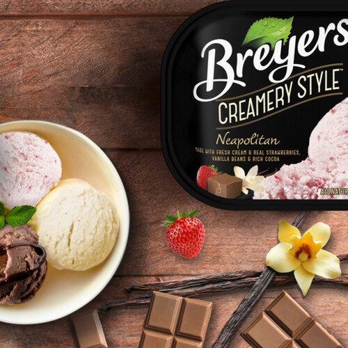 Breyers Ice Cream Neapolitan Style Made With Fresh Cream 1.66 L