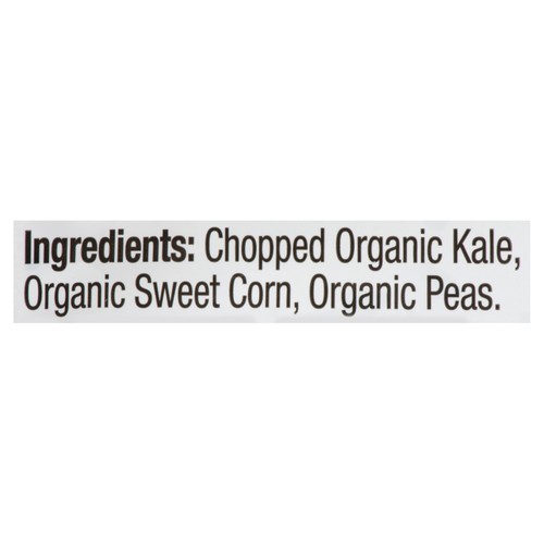 Cookin' Greens Frozen Organic Kale, Sweet Corn & Peas 300 g