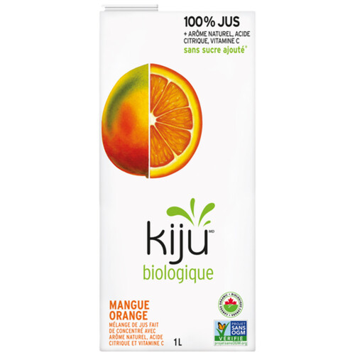 Kiju Organic Fruit Juice Blend Mango Orange 1 L