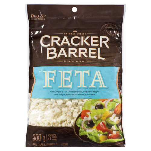 Cracker Barrel Feta Cheese Crumbled 300 g