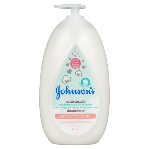 Johnson's Newborn Face & Body Lotion Cotton Touch 800 ml