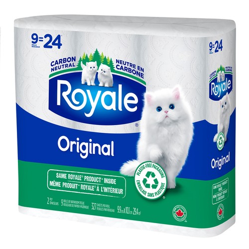 Royale Toilet Paper Original 9 Equal 24 Rolls