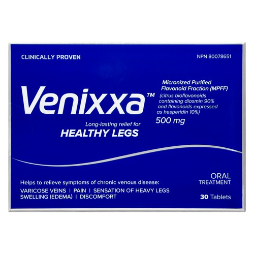 Venixxa Healthy Legs Body Treatment 500 mg Tablets 30 Count