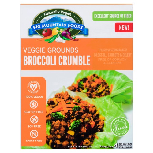 Big Mountain Veggie Ground Broccoli, Carrots & Celery 340 g