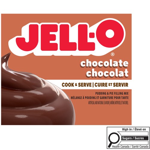 Jell-O Cooked Pudding And Pie Filling Chocolate 170 g