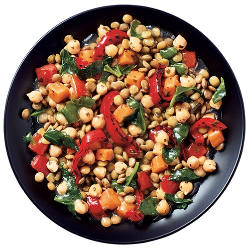 Healthy Choice Frozen Dinner Simply Steamer Mediterranean Style Lentil Bowl 255 g