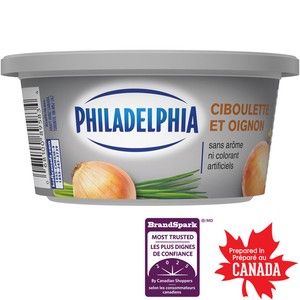 Philadelphia Fromage à la crème ciboulette et oignon 227 g