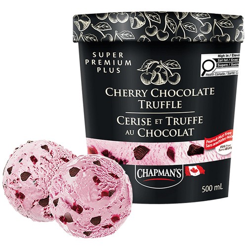 Chapman's Super Premium Plus Ice Cream Cherry Chocolate Truffle 500 ml