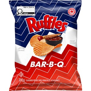 Ruffles Croustilles saveur Bar-B-Q 200 g