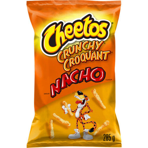 Cheetos Crunchy Snacks Nacho Cheese Flavoured 285 g