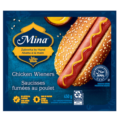 Mina Halal Chicken Wieners 450 g