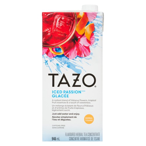 Tazo Iced Passion Tea Concentrate 946 ml