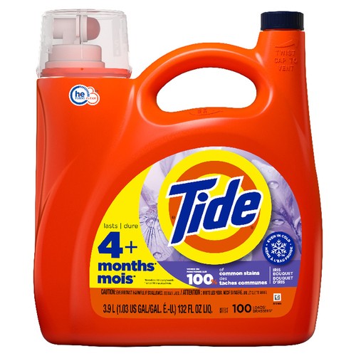 Tide Liquid Laundry Detergent 100 Loads 3.9 L