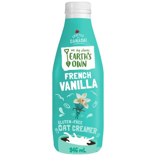 Earth's Own Gluten-Free Oat Coffee Creamer French Vanilla 946 ml