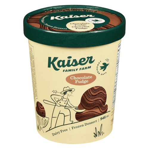 Kaiser Family Farm Frozen Dessert Chocolate Fudge 946 ml