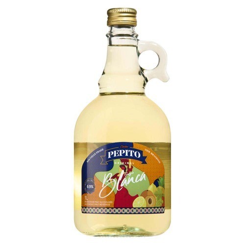 Pepito Alcoholic Malt 6.9% Alcohol Original Sangria Blanca 1 L