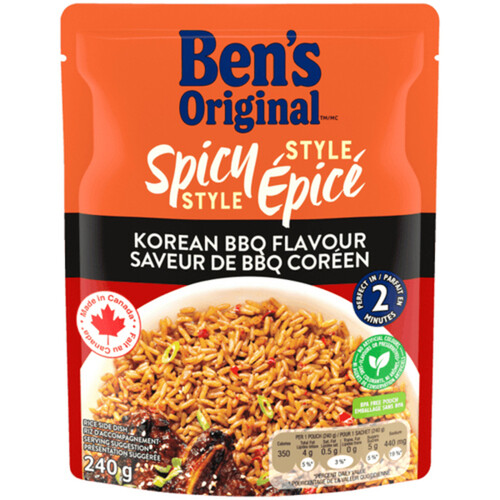 Ben's Original Rice Spicy Style Korean BBQ 240 g