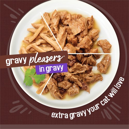 Friskies Gravy Pleasers Wet Cat Food Chicken Flavours Variety Pack 24 x 156 g