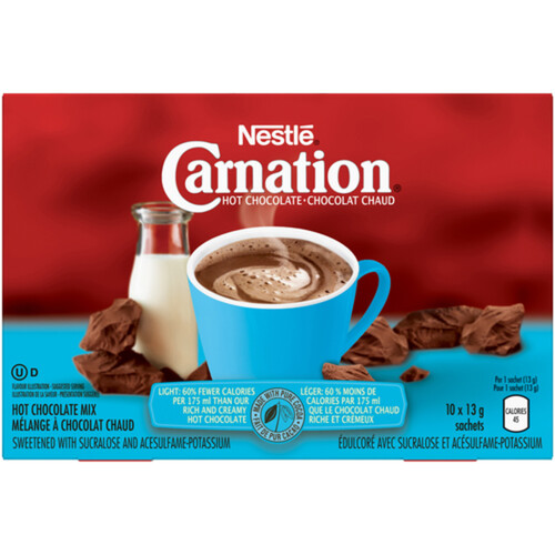 Nestlé Carnation Hot Chocolate Mix Light 130 g