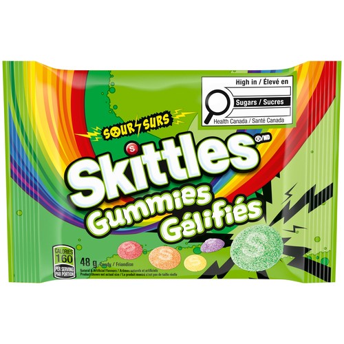 Skittles Gummies Sour 48 g