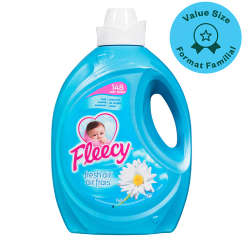 Fleecy Fabric Softeners Fresh Air 148 Loads 3.5 L