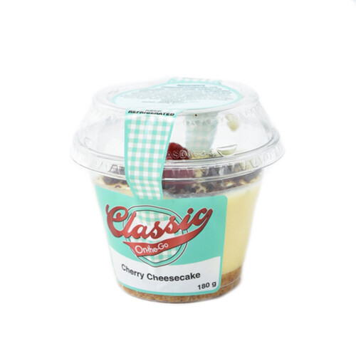 Classic On The Go Parfait Cheesecake Cherry 180 g