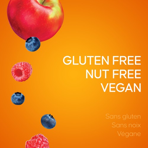 SunRype Fruit To Go Vegan 100% Fruit Snack Apple Wildberry 14 g