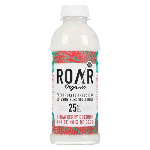 Roar Organic Drink Strawberry Coconut 532 ml (bottle)