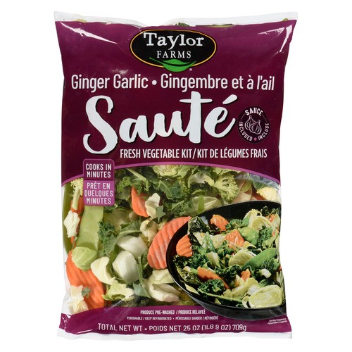 Taylor Farms Saute Kit Ginger Garlic 708 g