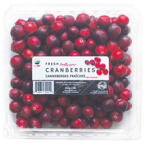 Fresh Clamshell Cranberries 454 g