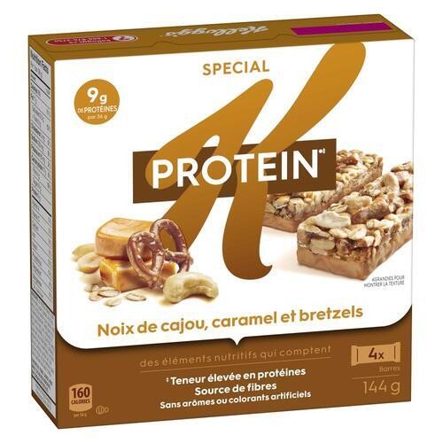 Kellogg's Special K Protein Bars Cashew Caramel Pretzel 4 x 36 g