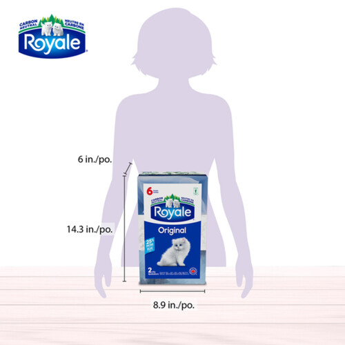 Royale Facial Tissues 2-Ply 6 Boxes x 126 Sheets 