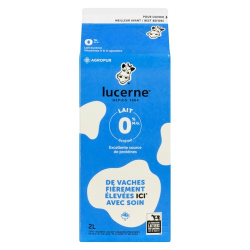 Lucerne Fat-Free Skim Milk 2 L