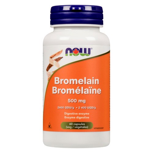 Now Bromelain 500 mg Capsules 60 Count