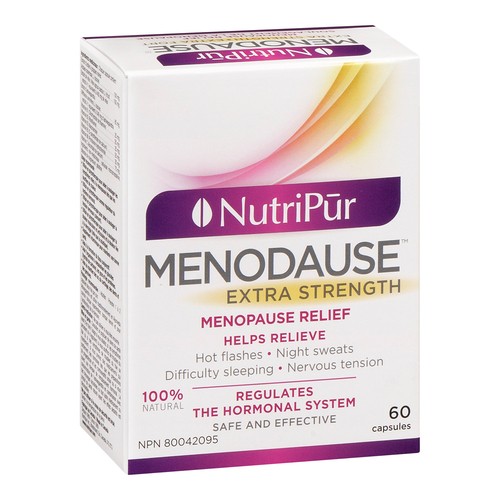 Nutripur Menopause Relief Capsules Menodause Extra Strength 60 Count