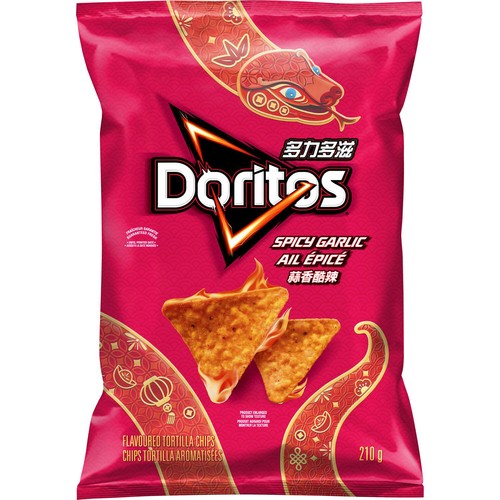 Doritos Tortilla Chips Spicy Garlic Flavoured 210 g
