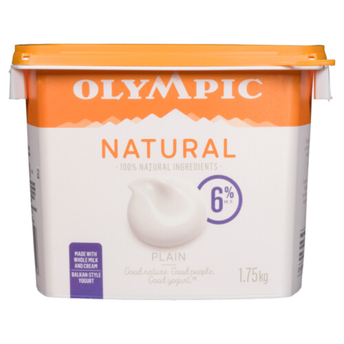 Olympic Natural Yogurt Plain 6% 1.75 kg