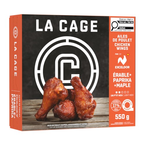 La Cage Chicken Wings Smoke Paprika and Maple 550 g